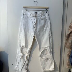Agolde White Jeans